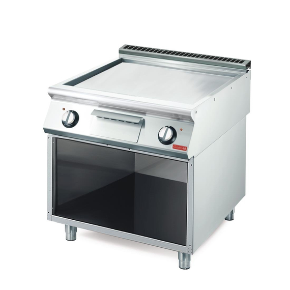 Gastro M 700 elektrische Grillplatte GM70/80FTES-CR Glatt und Verchromt