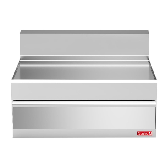 Gastro M 600 elektrische Grillplatte 60/60FTRE 2/3 Glatt und 1/3 Gerillt