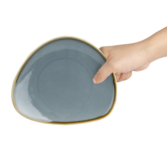 Olympia Kiln dreieckige Teller Ozean 16,5cm (6 Stück), Bild 6