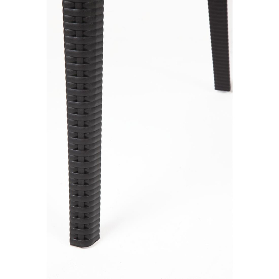 Bolero Rattanstühle mit Armlehne schwarz (4 Stück), Bild 4
