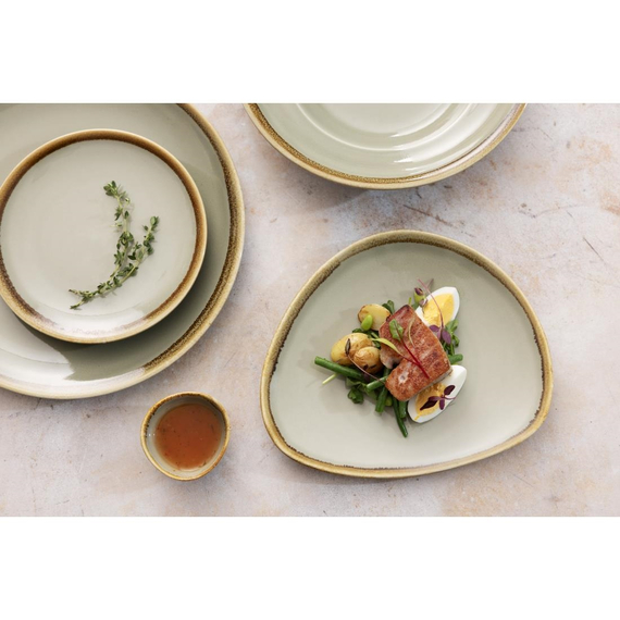 Olympia Kiln dreieckige Teller Moos 23cm (6 Stück), Bild 3