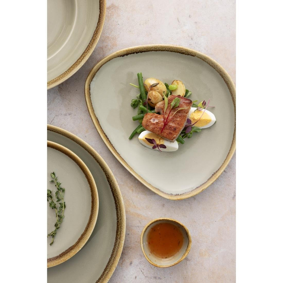 Olympia Kiln dreieckige Teller Moos 23cm (6 Stück), Bild 2