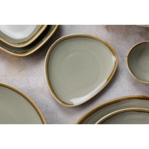 Olympia Kiln dreieckige Teller Moos 23cm (6 Stück), Bild 9