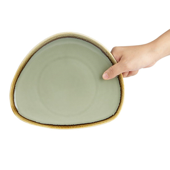 Olympia Kiln dreieckige Teller Moos 23cm (6 Stück), Bild 8