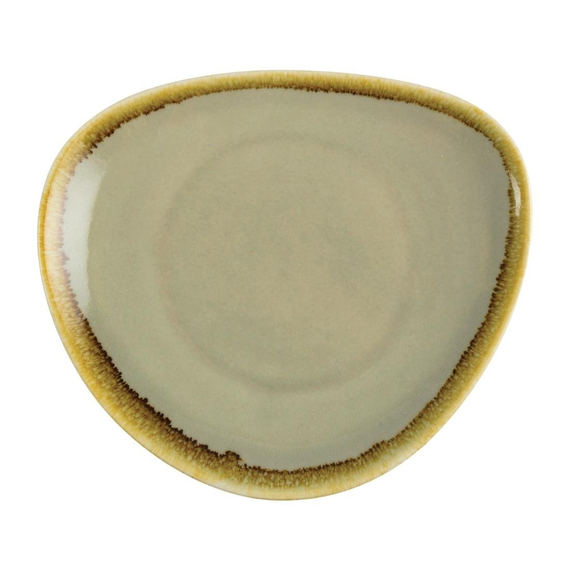 Olympia Kiln dreieckige Teller Moos 16,5cm (6 Stück), Bild 3