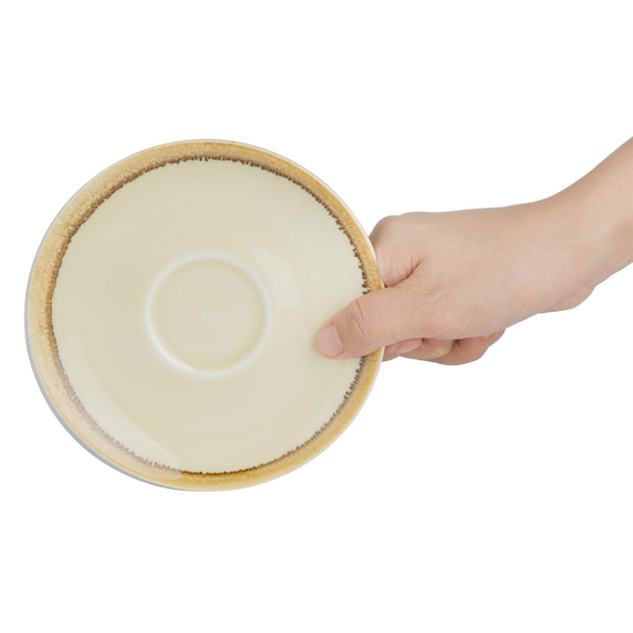 Olympia Kiln Untertassen Sandstein 14cm  (6 Stück), Bild 5