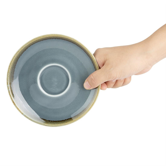 Olympia Kiln Untertassen Ozean 14cm  (6 Stück), Bild 5