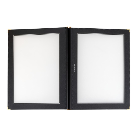 Securit Holzrücken Speisekarten im amerikanischen Stil und Aufbewahrungsbox A4 Schwarz, Bild 9