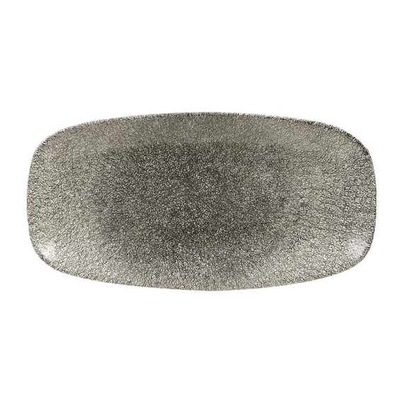 Churchill Studio Prints Raku-Rechteckplatten, Quarzschwarz, 355 mm, (6 Stück)