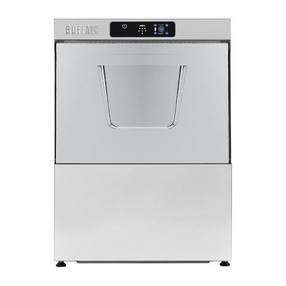 Buffalo Digital Geschirrspüler für den Einbau mit Ablaufpumpe 500mm Korb 3,6kW, Bild 7