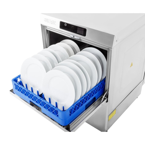 Buffalo Digital Geschirrspüler für den Einbau mit Ablaufpumpe 500mm Korb 3,6kW, Bild 9