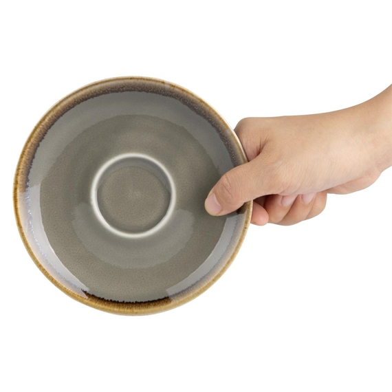 Olympia Kiln Untertassen Rauch 14cm (6 Stück), Bild 4