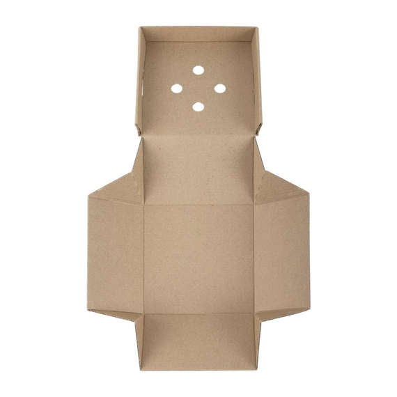 Fiesta kompostierbare Aufklapp-Burgerboxen (100 Stück), Bild 3