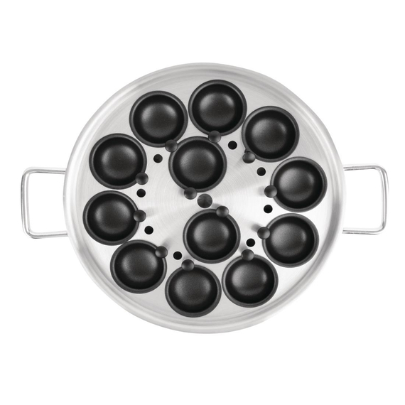 Vogue Aluminium Eier-Pochier-Topf, Bild 4