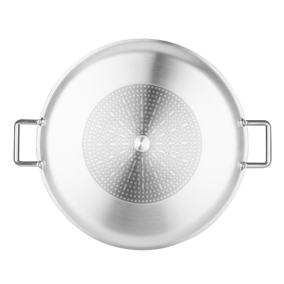 Vogue Aluminium Antihaft-Teflon Platinum Plus Paella Pfanne 35cm, Bild 5