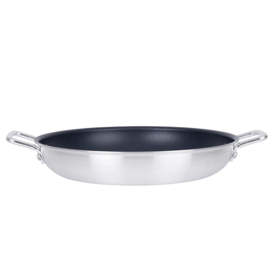 Vogue Aluminium Antihaft-Teflon Platinum Plus Paella Pfanne 35cm, Bild 6