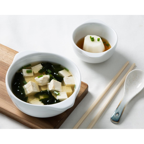 Olympia Whiteware Schüsseln mit Ohren 640ml (4 Stück), Bild 8