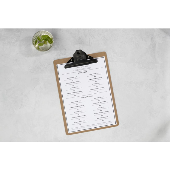 Europel Klemmbrett A4 Hochformat Holz 210 x 297 mm, Bild 2