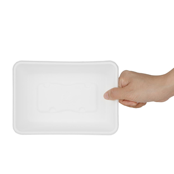 Fiesta Kompostierbare Bagasse Lebensmittelschalen 650ml (100 Stück), Bild 5