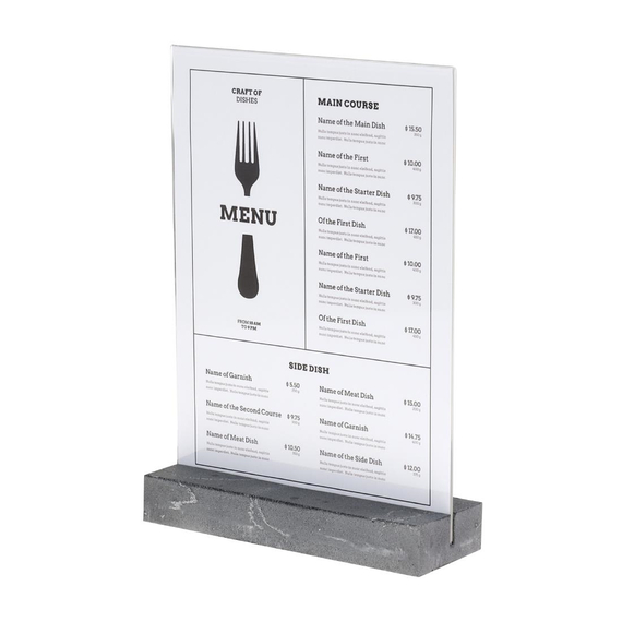 Europel Schildhalter A4 Polystone anthrazit, Bild 3