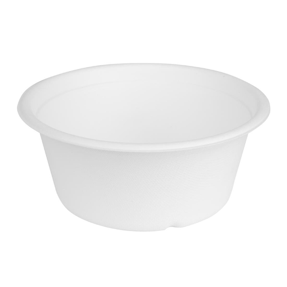 Fiesta Kompostierbare Bagasse Schüssel Basis 400ml (50 Stück), Bild 2