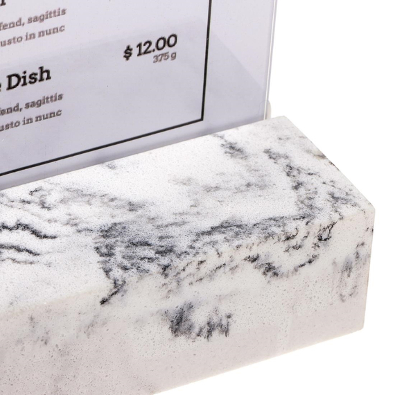 Europel Schildhalter A4 Polystone weiß, Bild 8