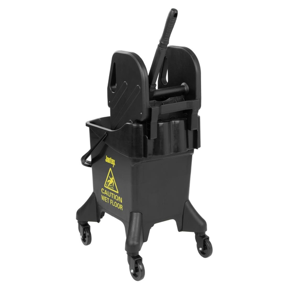 Jantex 20Ltr Großer Wischeimer mit Auswringer - Gelber Aufdruck, Bild 3