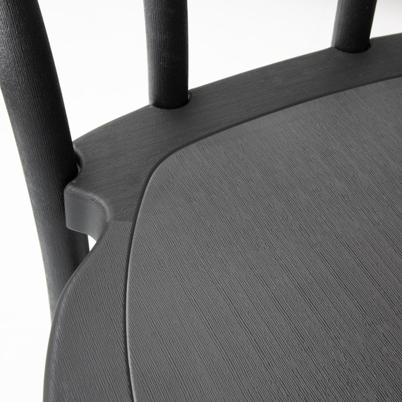 Bolero Soho Bentwood Style Harzstühle Schwarz (4 Stück), Bild 4