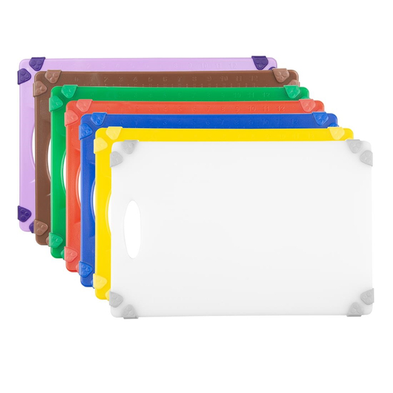 Hygiplas Gewerbliches Griff-Schneidebrett Grün 458x306mm, Bild 5