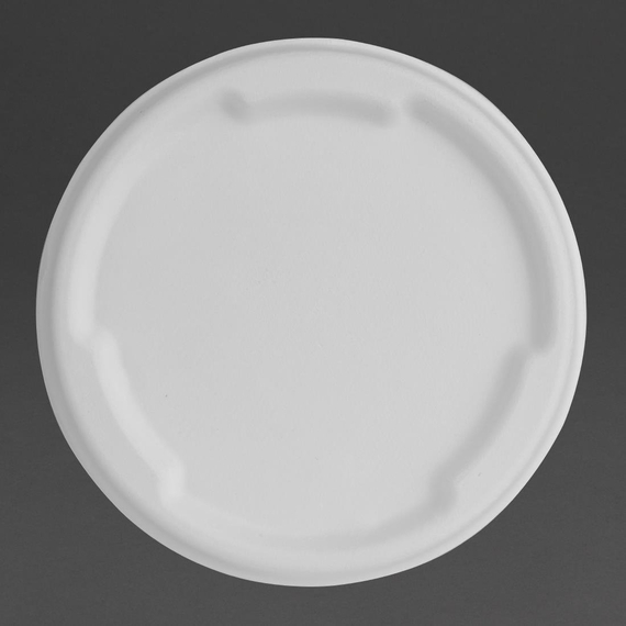 Fiesta Kompostierbare Bagasse-Deckel für 400/500ml Schalenbasen (50 Stück), Bild 2