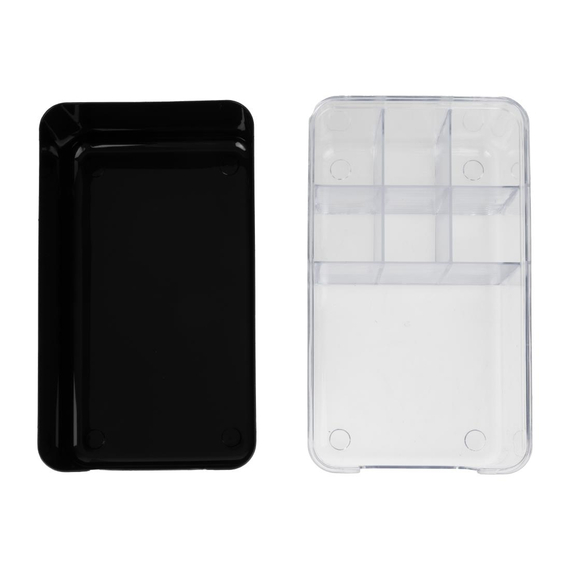 Olympia Kristallon Bar Caddy Schwarz ABS