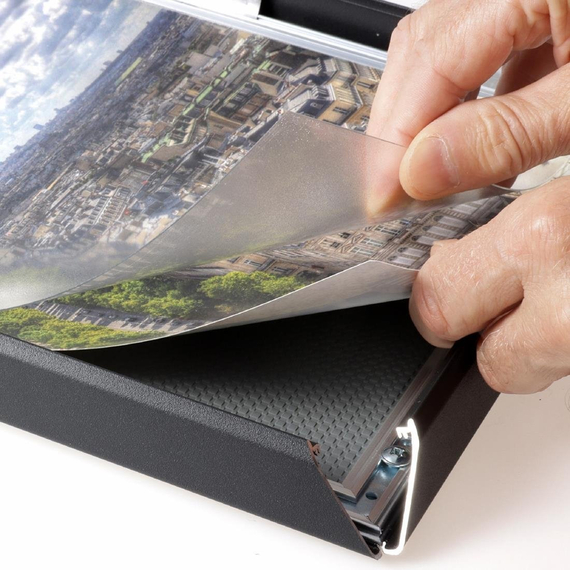 Europel Klapprahmen A4 25mm matt schwarz, Bild 9