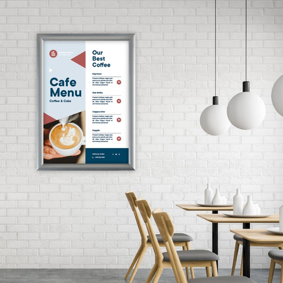 Europel Klapprahmen A2 25mm silber, Bild 2