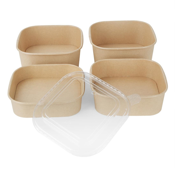 Fiesta Wiederverwendbare quadratische Behälterbasen 1400ml (300 Stück), Bild 5