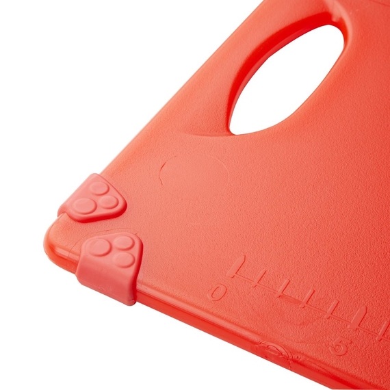 Hygiplas Commercial Grip Schneidebrett Rot 458x306mm, Bild 3