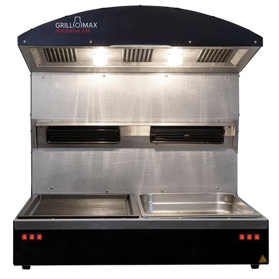 Warmhaltestation mit 2 GN 1/1-Behältern Hotstation 2 XL Grillomax 3D 2850W