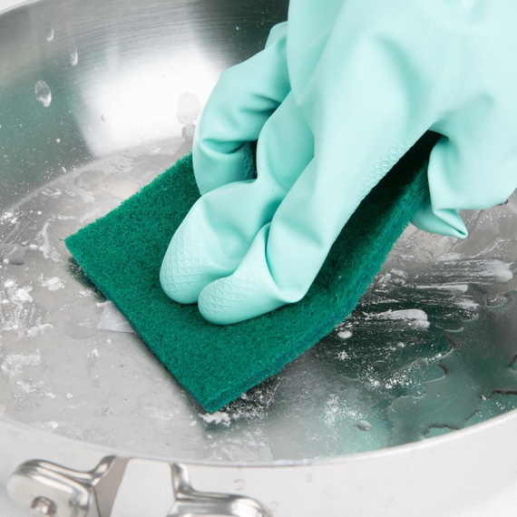 Jantex Kleine Scheuerschwämme - Grün (10 Stück), Bild 6