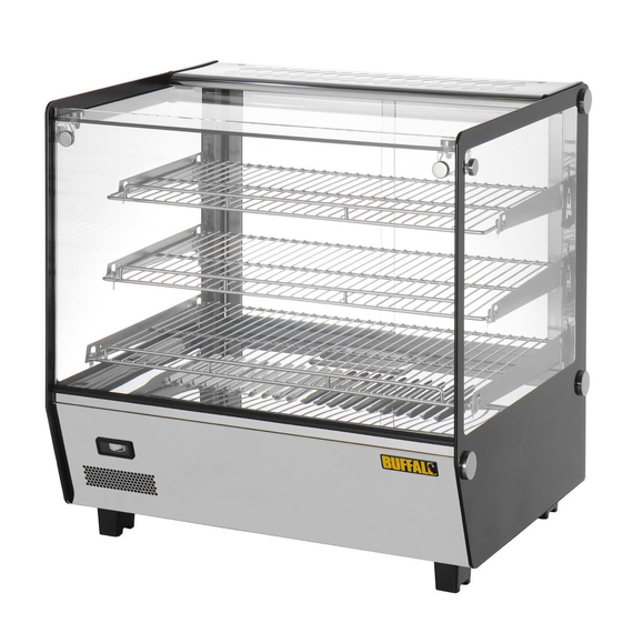 Buffalo Quadratische Tischplatte Beheizte Auslagevitrine 120Ltr, Bild 5