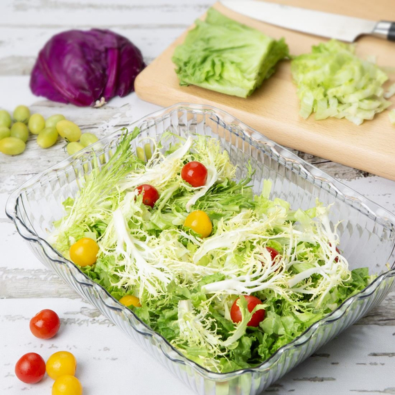 Olympia Kristallon Großer Salatbehälter - Klar, Bild 5