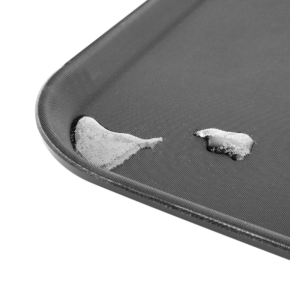 Olympia Kristallon Rechteckiges Tablett Schwarz Rutschfest Fiberglas 405x560mm, Bild 3