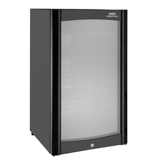 Nisbets Essentials Einzeltür Rückbar Kühler 98Ltr