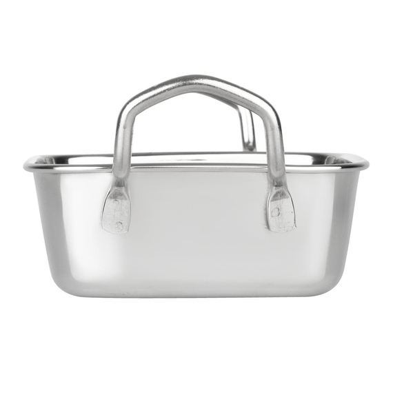 Olympia Tischpräsentation Quadratische Schale Edelstahl 115x115mm, Bild 4