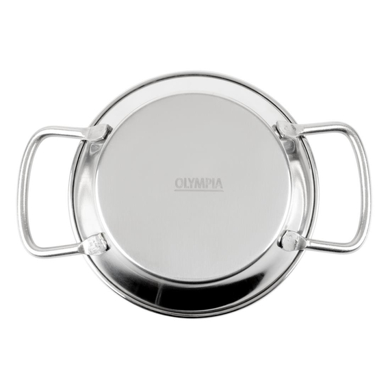 Olympia Tischpräsentation Mini Paellapfanne Edelstahl 150mm, Bild 3