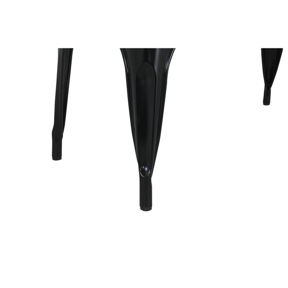 Bolero Bistro Innenbank Mit Latten Aus Mango-Holz Und Schwarzem Rahmen 850mm (2 Stück), Bild 4