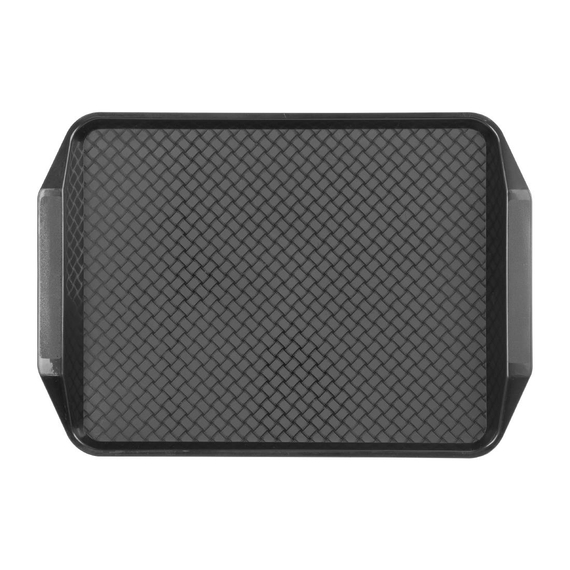 Olympia Kristallon Tablett mit Griff für Fast Food Schwarz 435x305mm, Bild 3