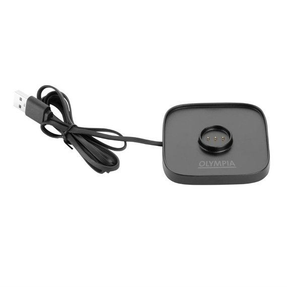 Olympia Lucca Tischlampe Quadratische Kuppel Grau 200mm, Bild 4