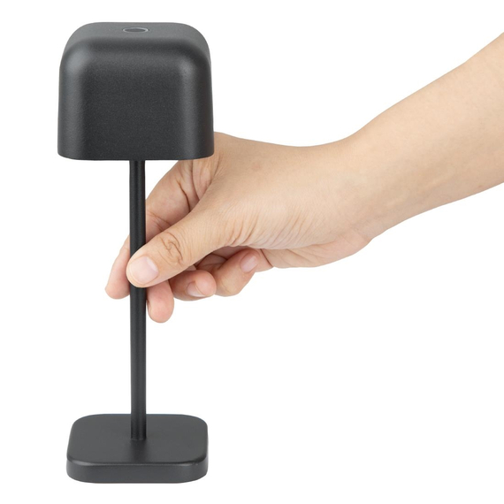 Olympia Lucca Tischlampe quadratische Kuppel Schwarz 200mm, Bild 5