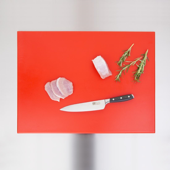 Hygiplas großes Schneidebrett mit hoher Dichte rot, Bild 6