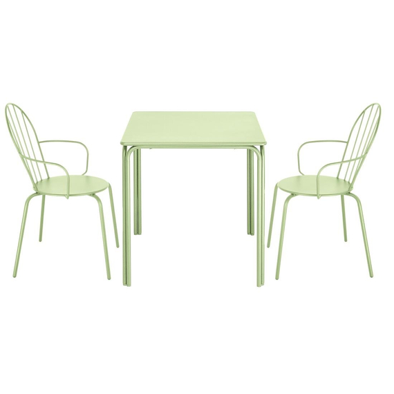 Bolero Adeline Armlehnstuhl Hellgrün (4 Stück), Bild 4