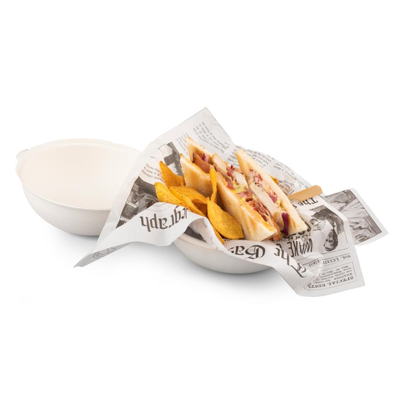 Sier Dispsoabels fettabweisendes Papier Zeitungspapier 300 x 300mm (Box 300), Bild 2